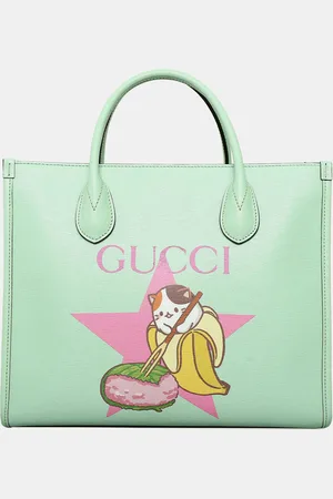 Gucci Bananya Printed Small 2-Way Tote Bag