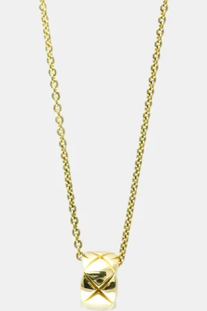CHANEL 18K Gold Coco Crush Necklace