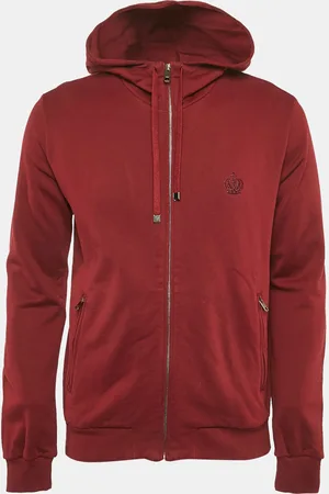 Dolce & Gabbana Cotton Hooded Zip-Up Jacket L