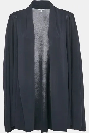 Max Mara Stretch Knit Long Open Front Cardigan XL