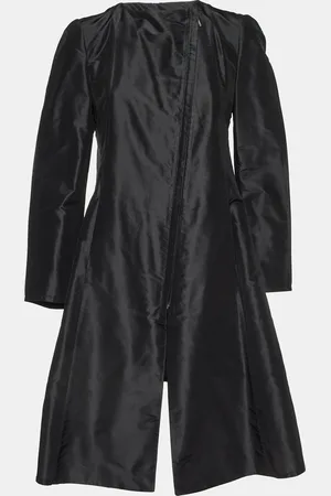 Giorgio Armani Silk Zip - Up Coat M
