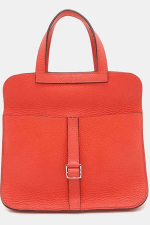Hermès Rose Texas Taurillon Clemence Halzan 25 Bag