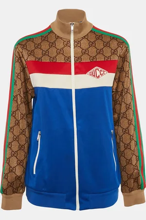 Gucci /Brown GG Print Technical Jersey Blouson S