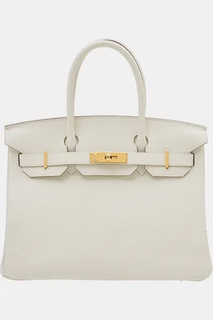 Hermès Mushroom Togo Leather Birkin 30 Bag