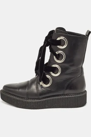 Marc Jacobs Leather Ankle Boots Size 36.5
