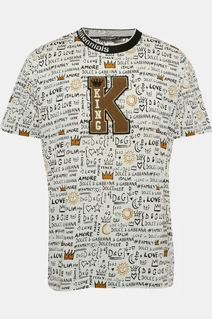 Dolce & Gabbana King Graffiti Jersey T-Shirt XL