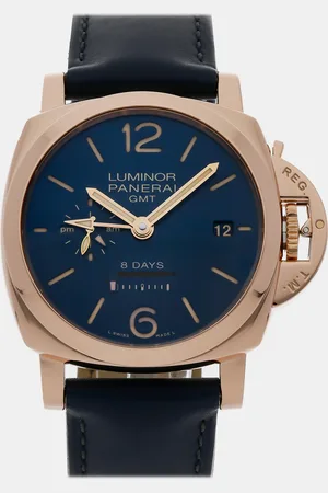 PANERAI Luminor 1950 8 Days GMT Oro Rosso PAM 623 Manual Winding Men