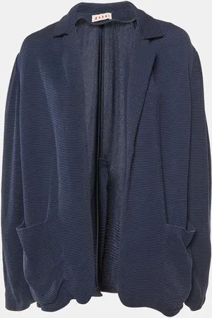 Marni Crepe Open Front Blazer L