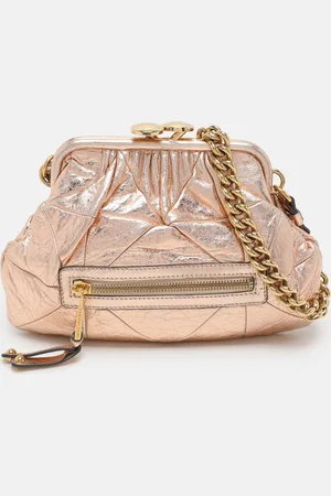 Marc Jacobs Rose Leather Stam Shoulder Bag