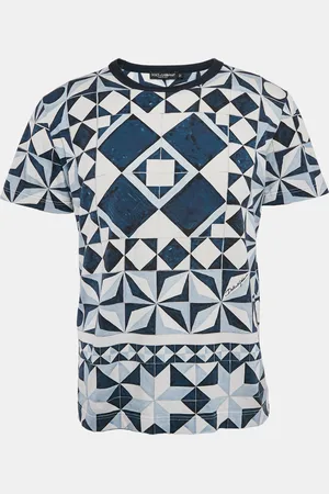 Dolce & Gabbana Gio Ponti Print Cotton Jersey T-Shirt XL