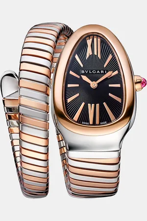 Bvlgari 18K Rose Gold Stainless Stell Serpenti Tubogas Women