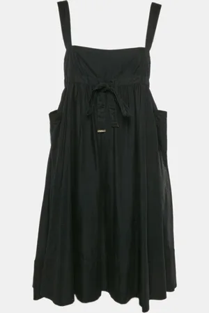 Burberry Cotton Sleeveless Flared Short Dress M