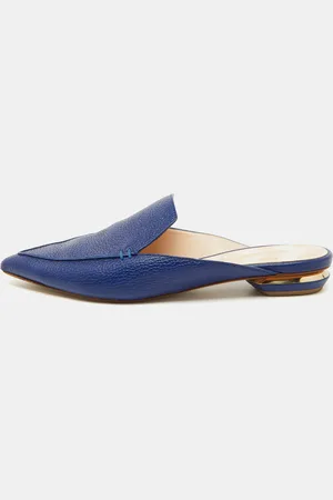 Nicholas Kirkwood Leather Beya Pointed Toe Mules Size 40