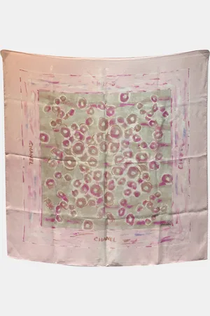 CHANEL Sheer Silk Scarf