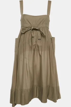 Burberry Cotton Sleeveless Flared Short Dress M