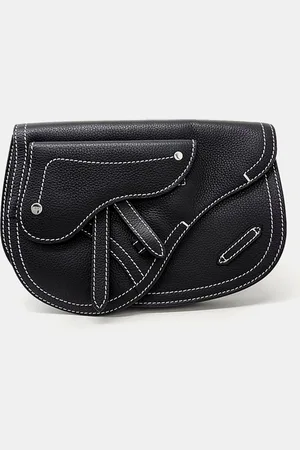 Dior Leather Saddle Crossbody Bag
