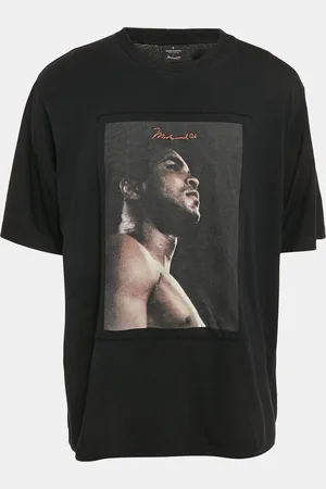 MARCELO BURLON X Muhammad Ali Printed Cotton Crew Neck T-Shirt XL
