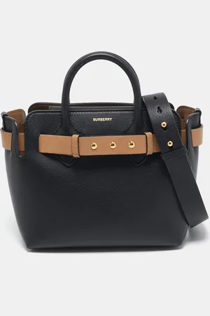 Burberry /Brown Leather Baby Belt Tote