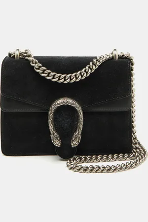 Gucci Suede and Leather Mini Dionysus Shoulder Bag