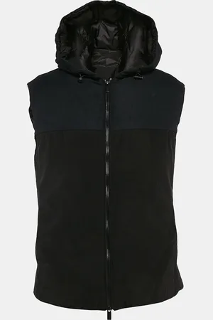 Emporio Armani Synthetic Hooded Sleeveless Down Jacket L