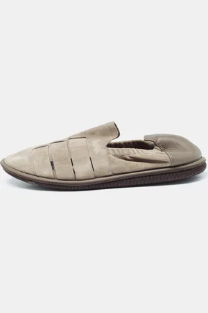 Giorgio Armani Leather and Suede Slipery Flats Size 43