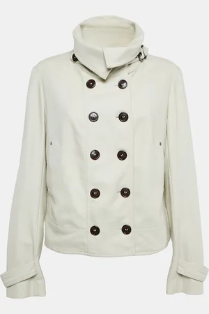 Burberry Wool Short Pea Coat L