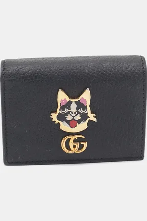 Gucci Leather GG Marmont Bosco Card Case