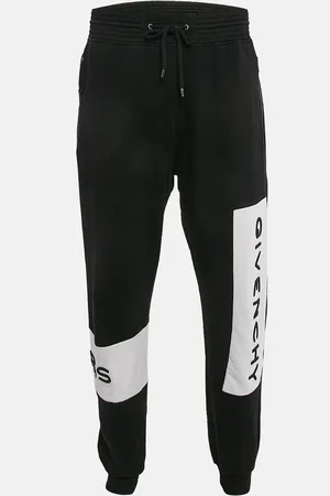 Givenchy Logo Embroidered Cotton Sweatpants L