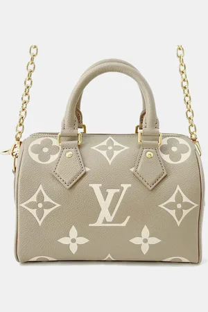 LOUIS VUITTON Monogram Empreinte Leather Speedy Bandouliere 20 Bag