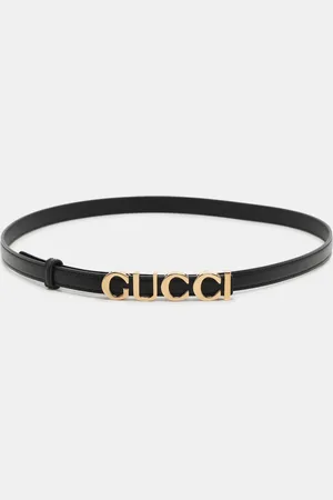 Gucci Leather Buckle Belt 85CM