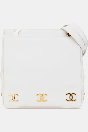 CHANEL Caviar Leather Triple CC Tote Bag