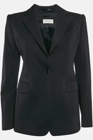 DRIES VAN NOTEN Wool Single Breasted Blazer S