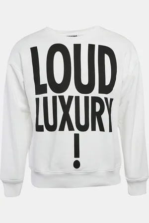 Moschino 40 Loud Luxury Print Cotton Sweatshirt M