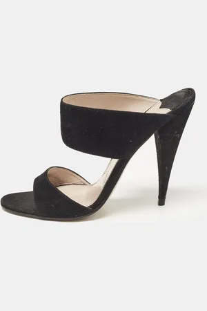 Miu Miu Suede Banded Sandals Size 38.5