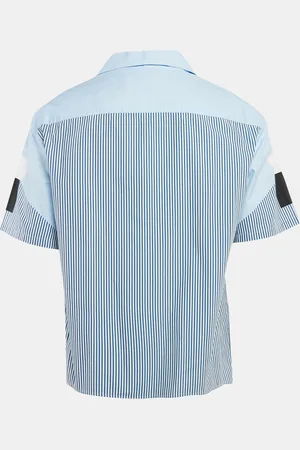 Neil Barrett Geometric Print Cotton Loose Fit Shirt XL