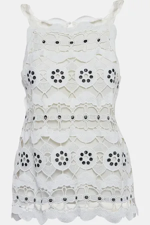 Chloé Lace Sleeveless Top M