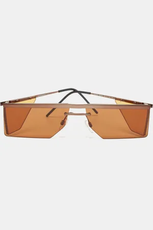 Emporio Armani Matt Bronze EA 2123 Rectangular Sunglasses