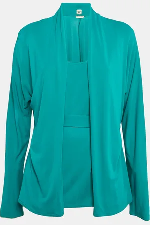 Hermès Jersey Belted Top M