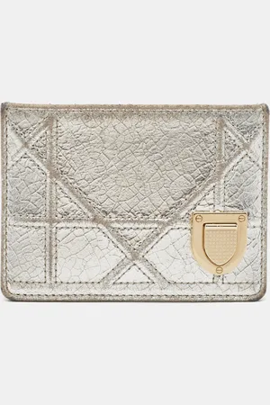 Dior Crackled Patent Leather ama Card Holder