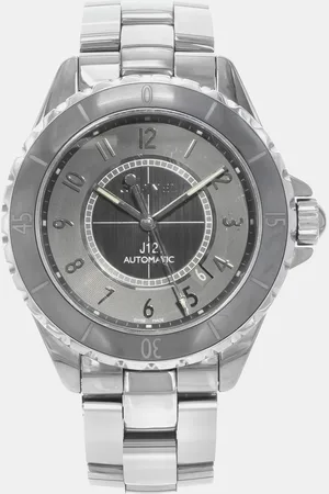 CHANEL J12 Chromatic Gray Arabic Dial Ceramic Steel Automatic Unisex Watch 41 mm