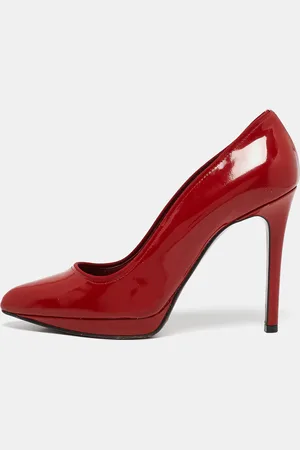 Lanvin Patent Leather Pointed Toe Pumps Size 38