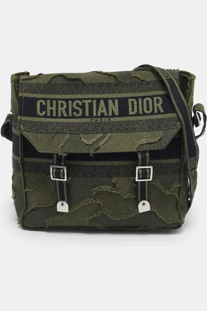 Dior Embroidered Canvas camp Messenger Bag