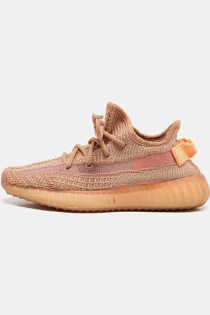 adidas Knit Fabric Boost 350 V2 Clay Sneakers Size 38