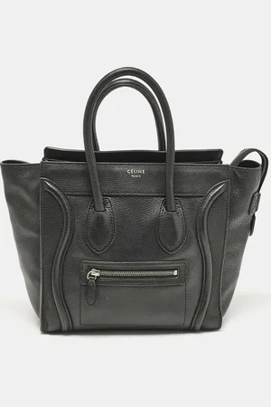 Céline Leather Micro Luggage Tote