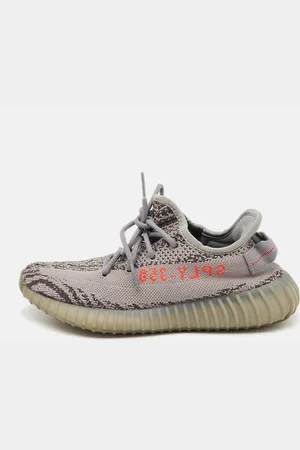adidas Knit Fabric Boost 350 V2 Beluga Sneakers Size 39 1/3