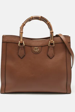 Gucci Leather Medium Diana Tote