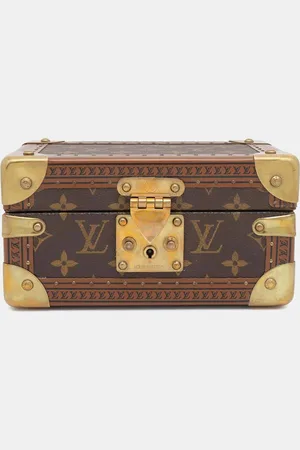 LOUIS VUITTON Coffret Tresor Monogram Size 20