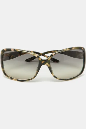 Dior Tortoise Shell/ Gradient Mini1 Oversized Sunglasses