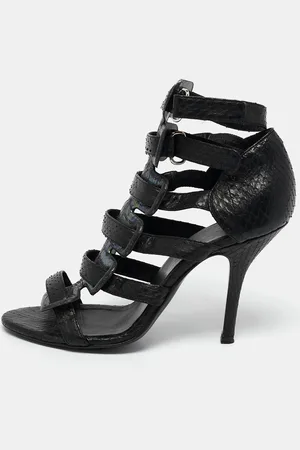 Pierre Hardy Snakeskin Strappy Gladiator Sandals Size 35.5