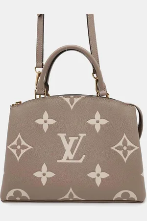 LOUIS VUITTON Bicolor Monogram Empreinte Leather Petit Palais PM Bag